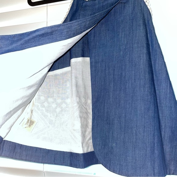 NWT Neiman Marcus Denim Tank with Detail and Open Back - Picture 4 of 7